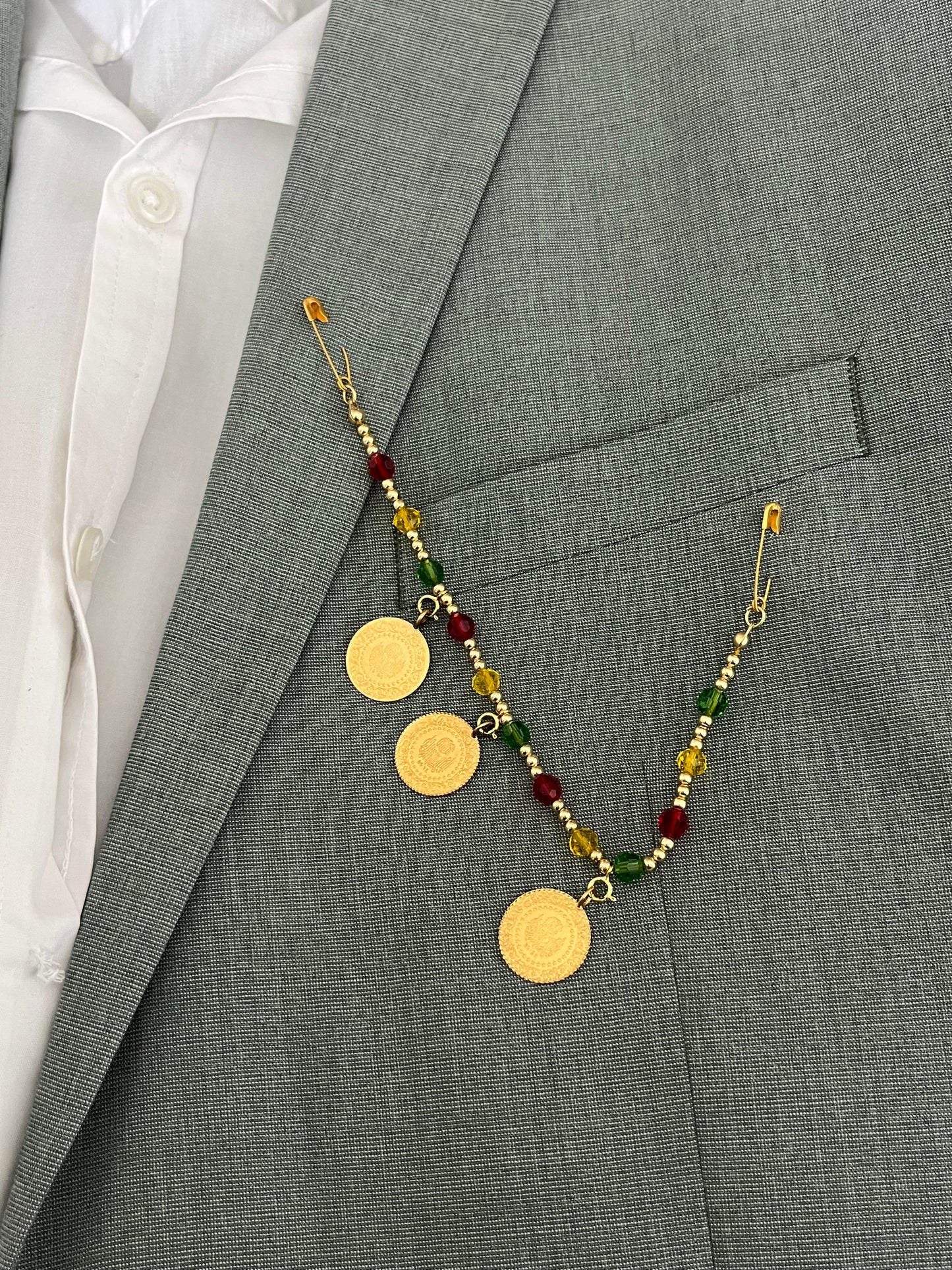 Porte Pièces d'Or Kurdî Homme