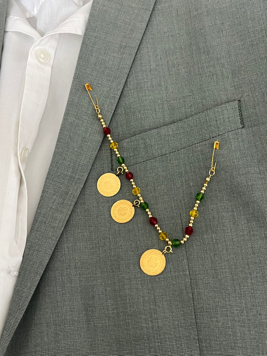 Porte Pièces d'Or Kurdî Homme